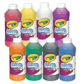 Crayola® Washable Tempera Paint - Set of 8