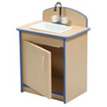 Designer Kitchen Sink - Natural w/Blue Trim