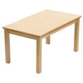 24"x60" Carolina Birch Rectangle Table