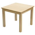 24"x24" Carolina Birch Rectangle Table