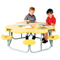 Pogo Table 6 Seat 57" Round 18" High