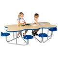 Pogo Table 6 Seat Rectangle 21" High