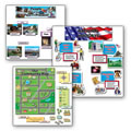 Social Studies Mini Bulletin Board Set 1