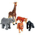 Jumbo Jungle Animals (set of 5)