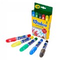 Alternate Image #2 of Crayola® Easy to Wash Off Window Crayons - Single Box