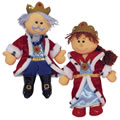 King and Queen Hand Puppets