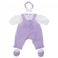 Alternate Image #3 of Soft and Loveable 20" Realistic Doll Clothes with Booties - Set of 3