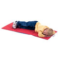 3 Fold Infection Control Rest Mats&reg; 3/4" - Red/Blue