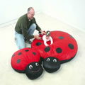 Mama Ladybug (61"L x 50"W x 15"H)