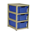 3 Tray Unit (No Casters)