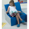Blue/Mist Love Seat
