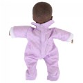 Alternate Image #3 of Soft Body 11" Baby Doll with Romper and Cap - African American
