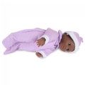 Alternate Image #4 of Soft Body 11" Baby Doll with Romper and Cap - African American