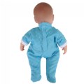 Alternate Image #3 of Soft Body 11" Baby Doll with Romper and Cap - Caucasian