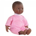 Alternate Image #2 of Soft Body 16" Baby Doll with Blanket - African American