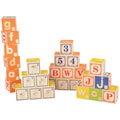 Braille Sign Language Alphabet Blocks