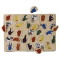 Sign Language Peg Puzzle