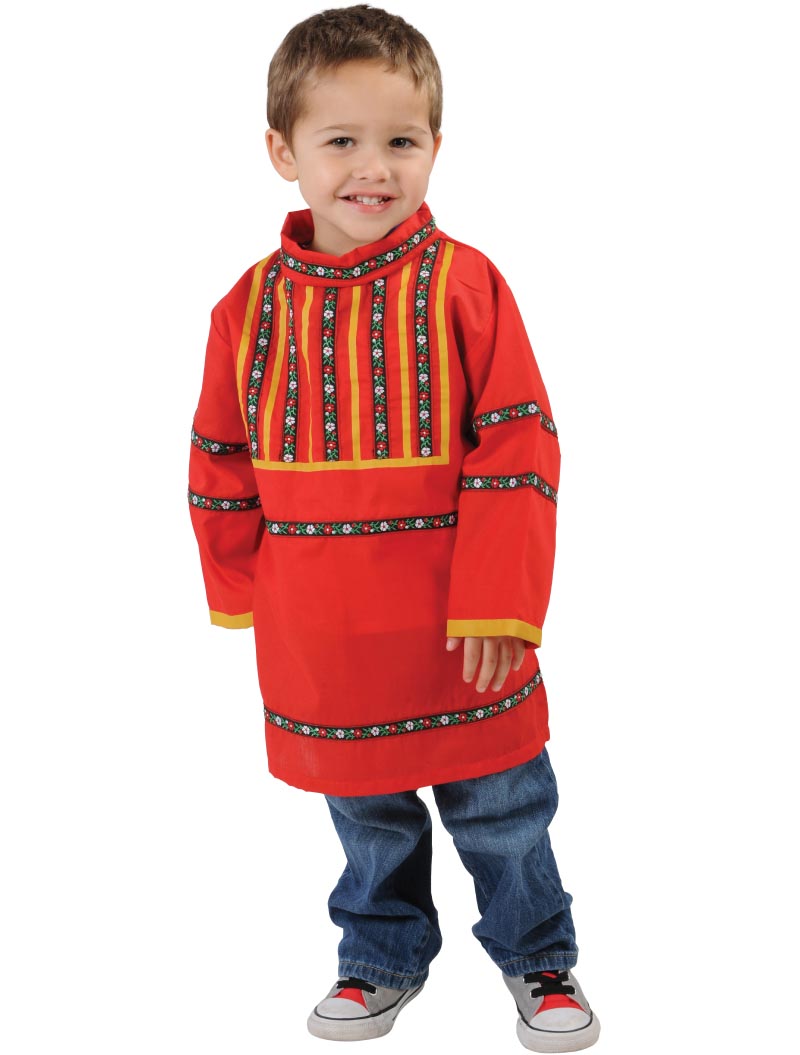 Festive Multicultural Garments- Russian Kosovorotka Boy