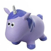 Farm Hoppers® Inflatable Bouncing Purple Unicorn