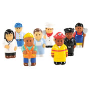 Community Workers 3" Tall - Set of 8