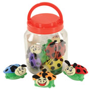 Toddler Crinkle and Texture Magnetic Ladybugs