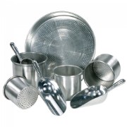 Aluminum Scoops & Sifter Set for Discovery and Sand Table Play