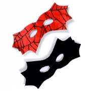 Reversible Red Spider/Black Bat Mask