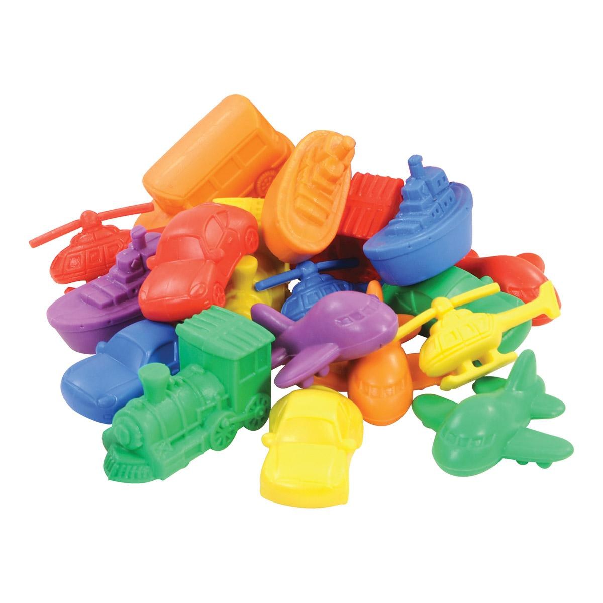 Kaplan Early Learning Transportation Counters - 2 Sets with Containers