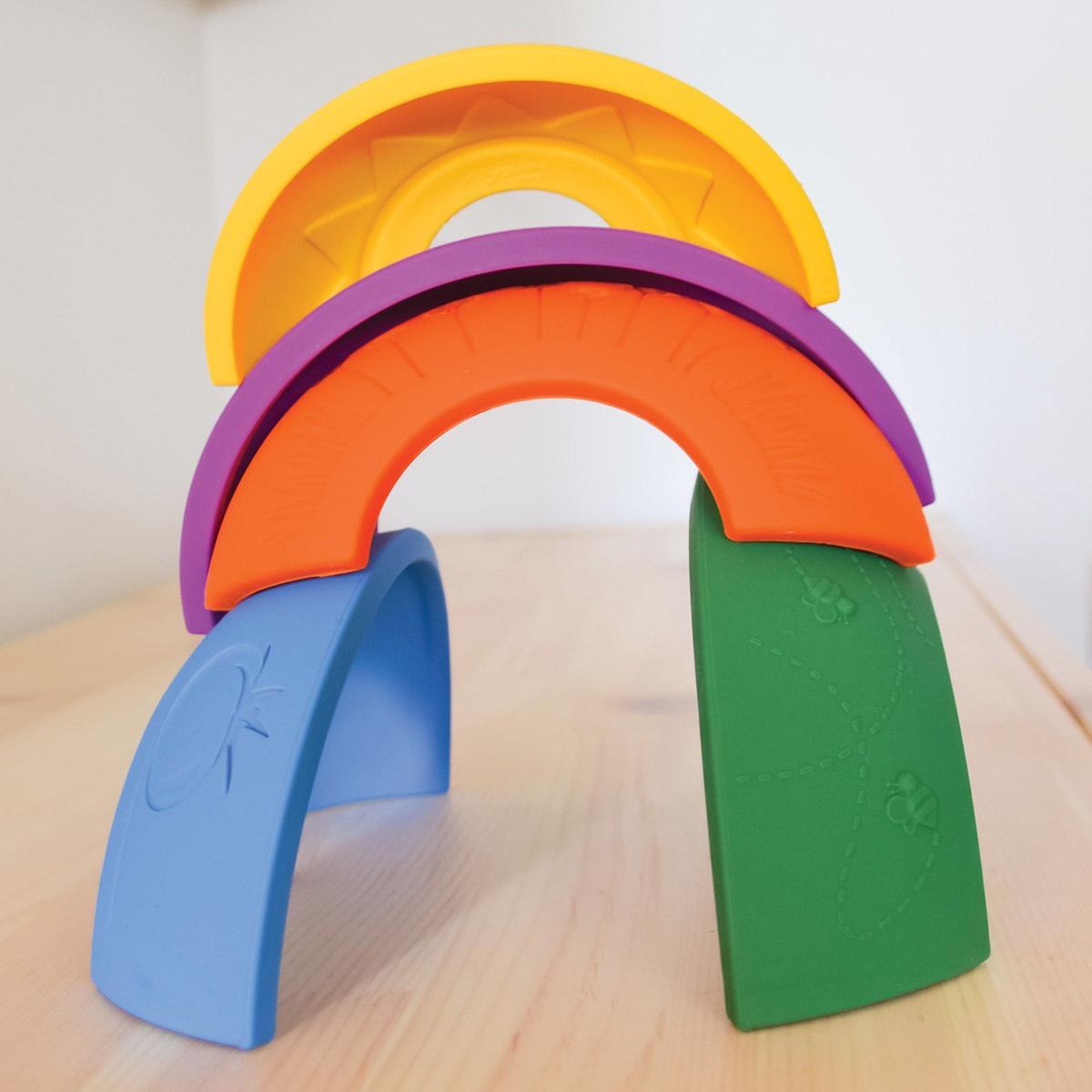 Jellystone Designs Over the Rainbow - Bright Silicone Stacking Arches