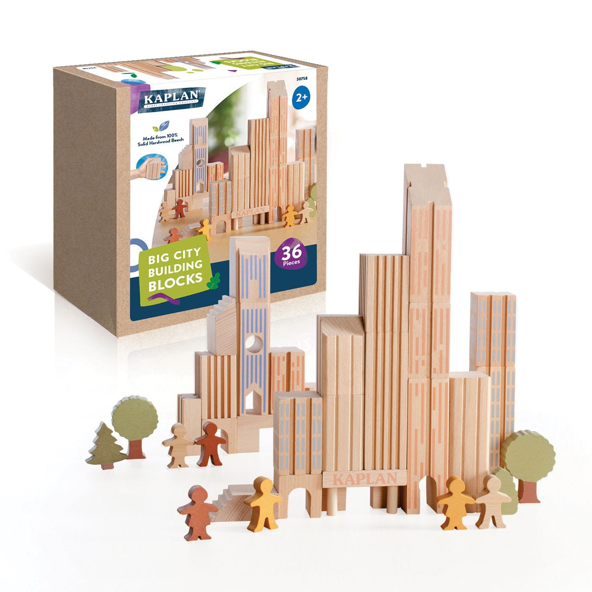 Kaplan Early Learning Big City Building Blocks Set of 36