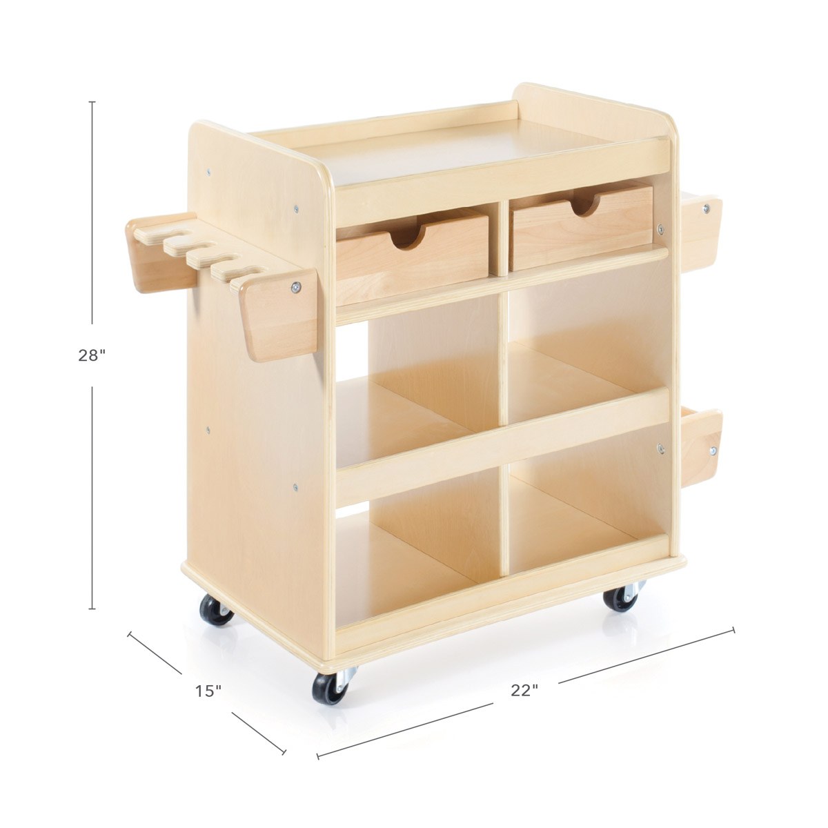 Kaplan Early Learning Utility Storage Cart
