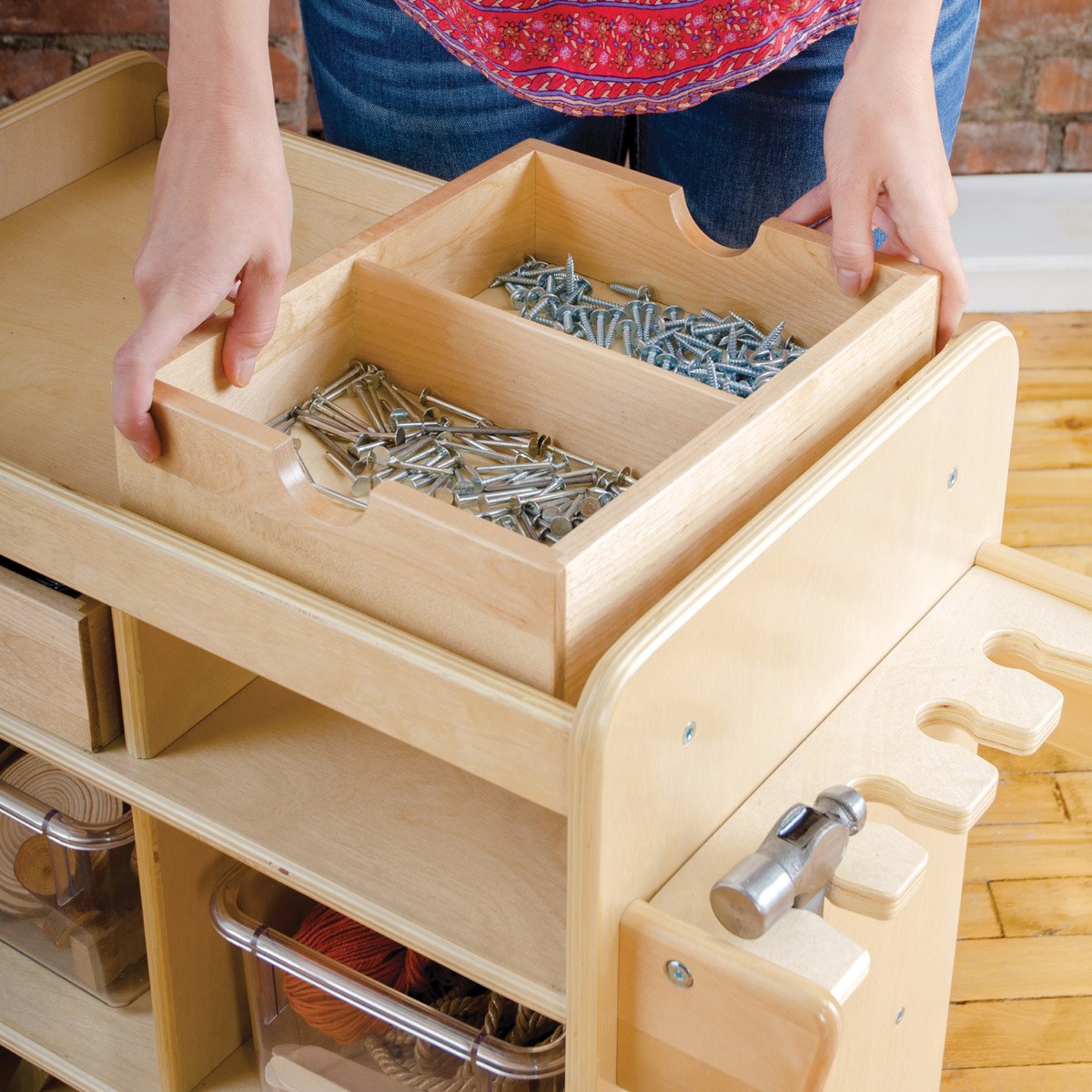 Kaplan Early Learning Utility Storage Cart