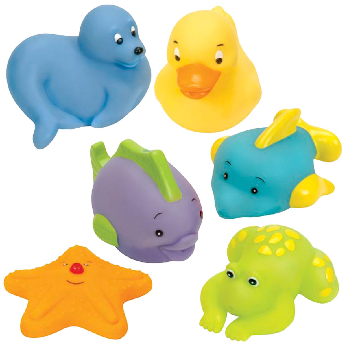 Battat My Bath Buddies Squeeze Toys - Set of 17 | eBay