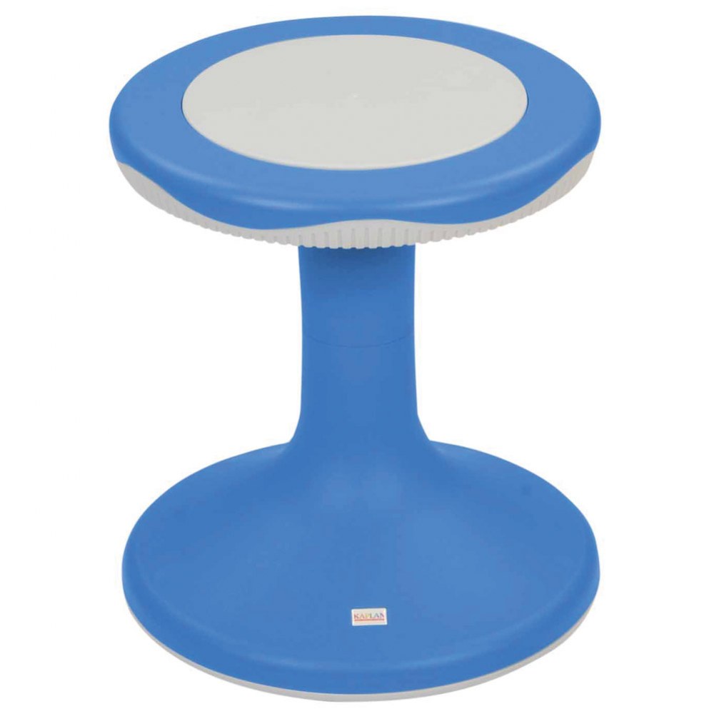 Kaplan Early Learning Company 18 KMotion Stool Gray-Blue Set of 3 