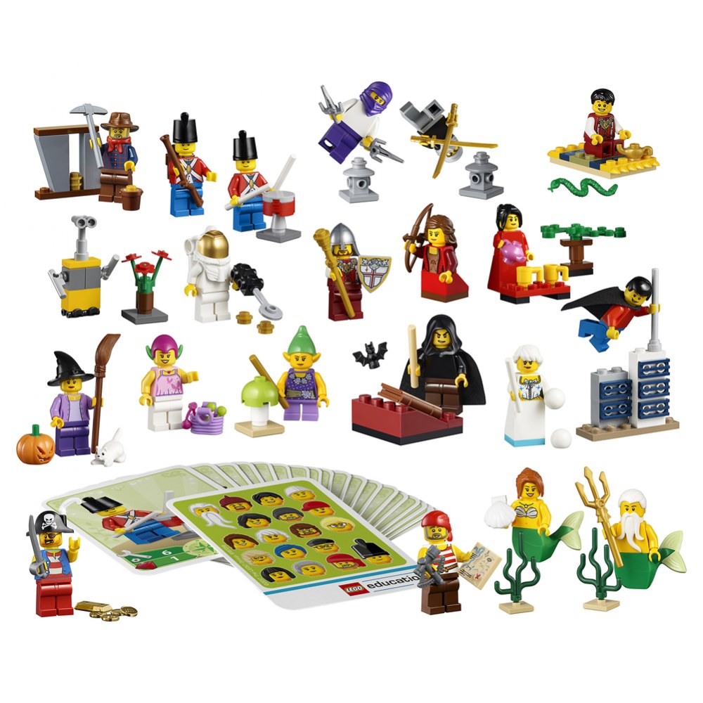 community minifigure set for role play by lego education