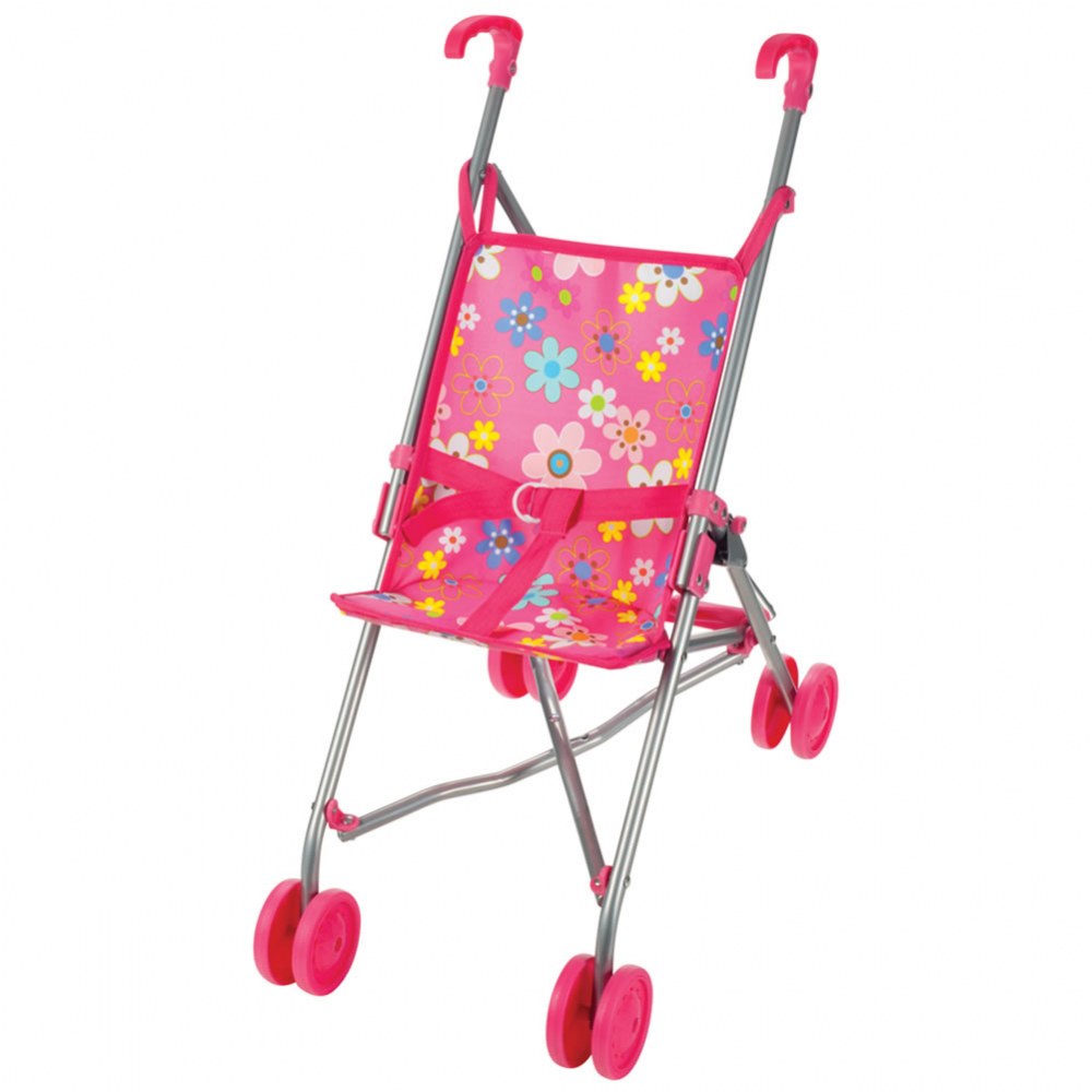 pink doll stroller