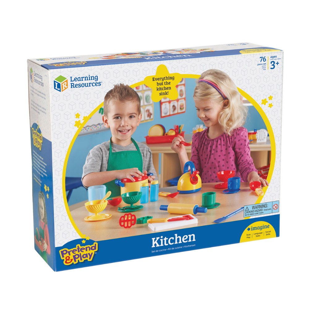 Pretend & Play™ Kitchen Set - 76 Pieces
