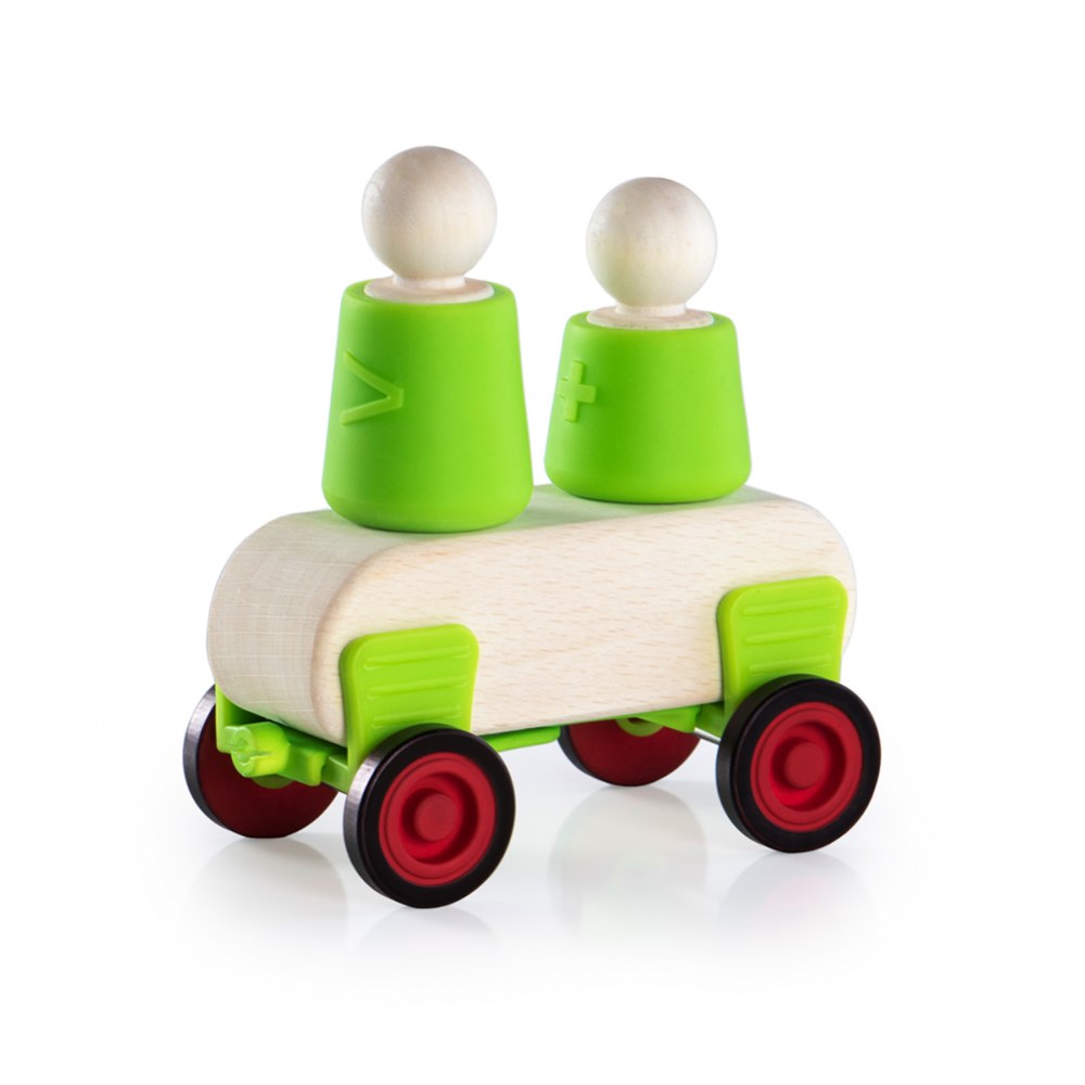 Guidecraft Block Science People and Cars Set 