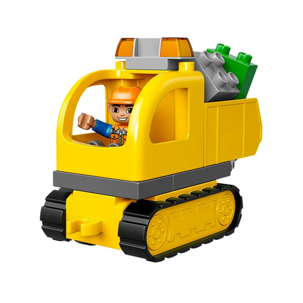 lego duplo town truck & tracked excavator 10812