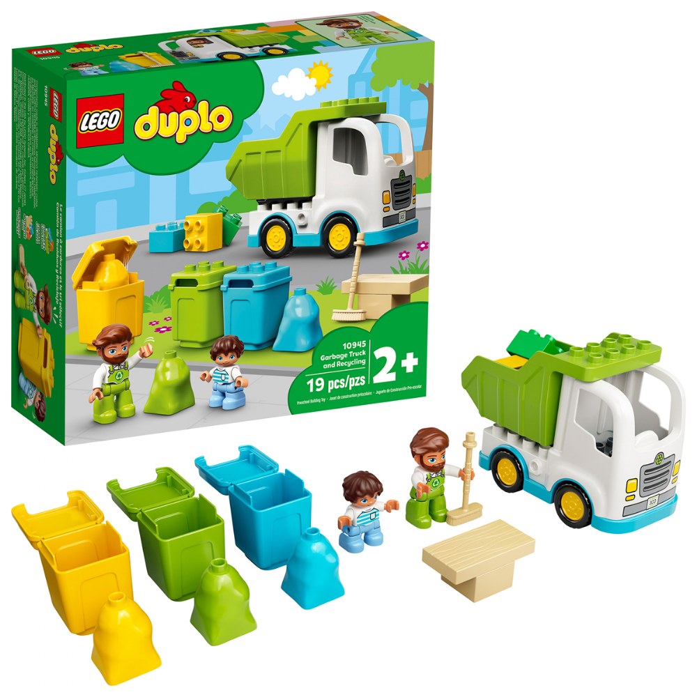 gennemskueligt røre ved har LEGO® DUPLO® Town Garbage Truck and Recycling - 10945