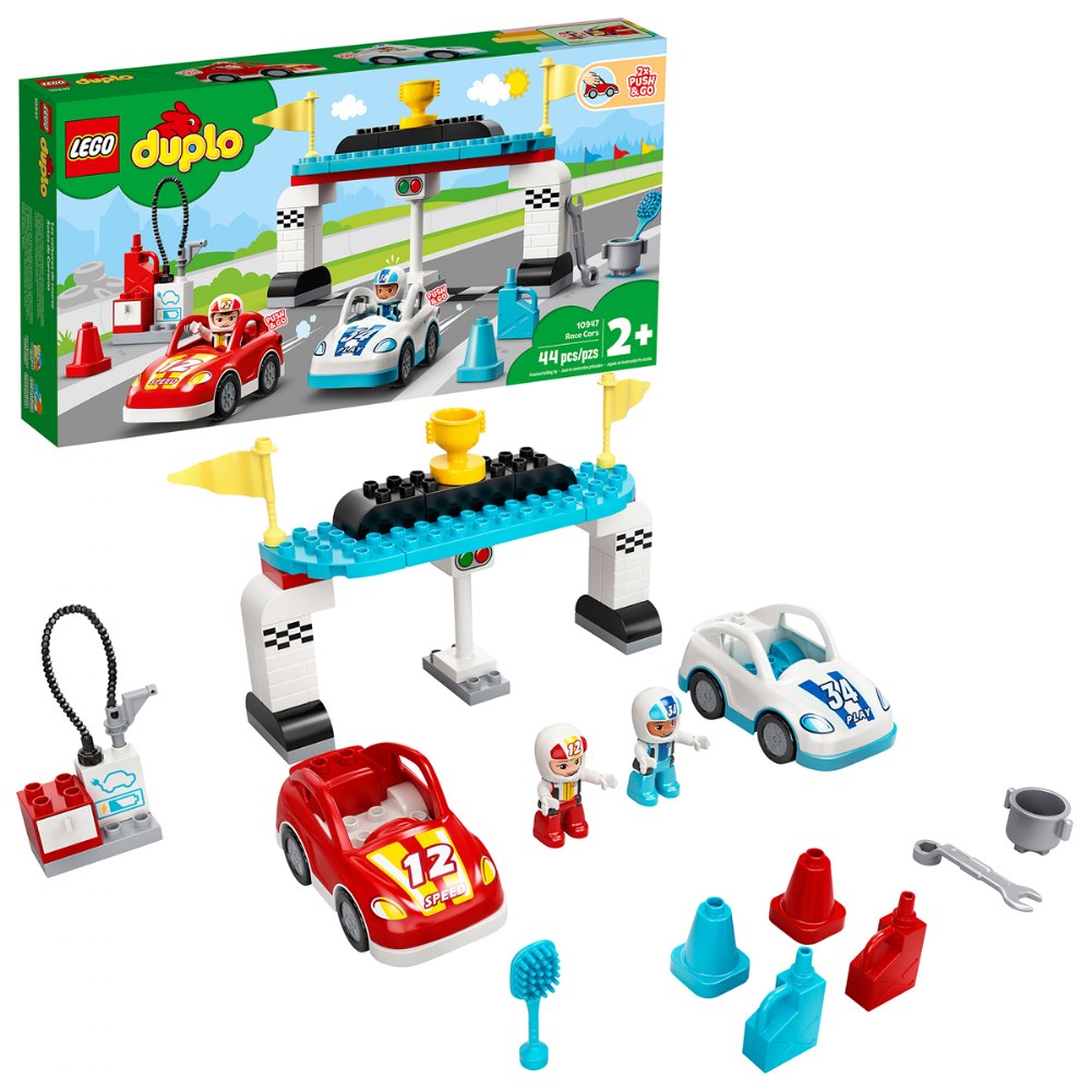 LEGO® DUPLO® Town Race Cars -