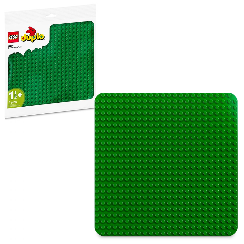 belegd broodje Nodig hebben Stevenson LEGO® DUPLO® Green Building Plate 10980