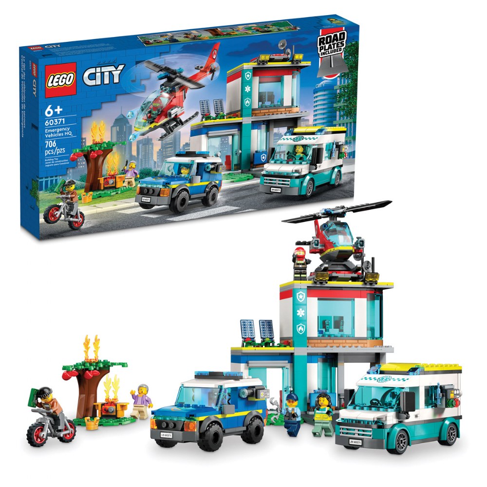 Etablere Gavmild pige LEGO® City™ Emergency Vehicles HQ - 60371