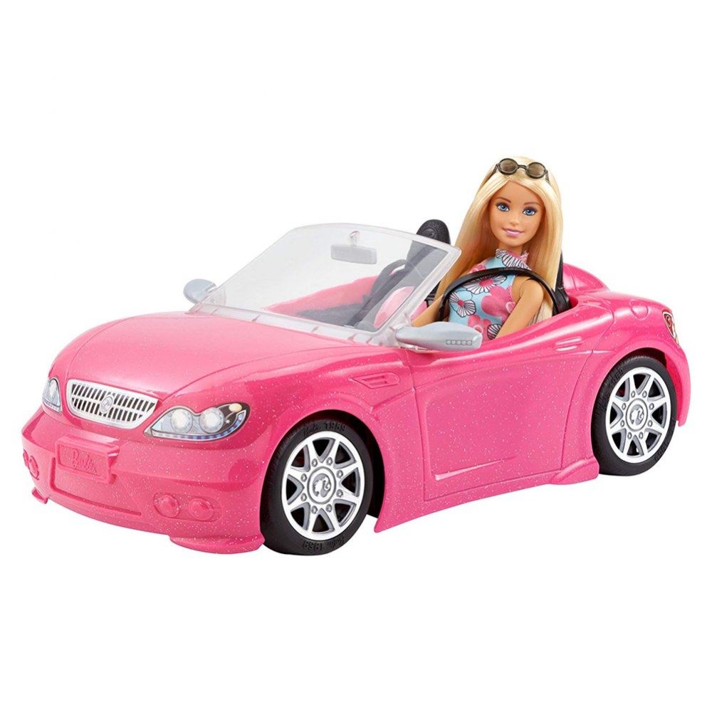 barbie car blue