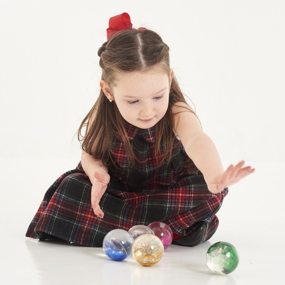 sensory glitter balls