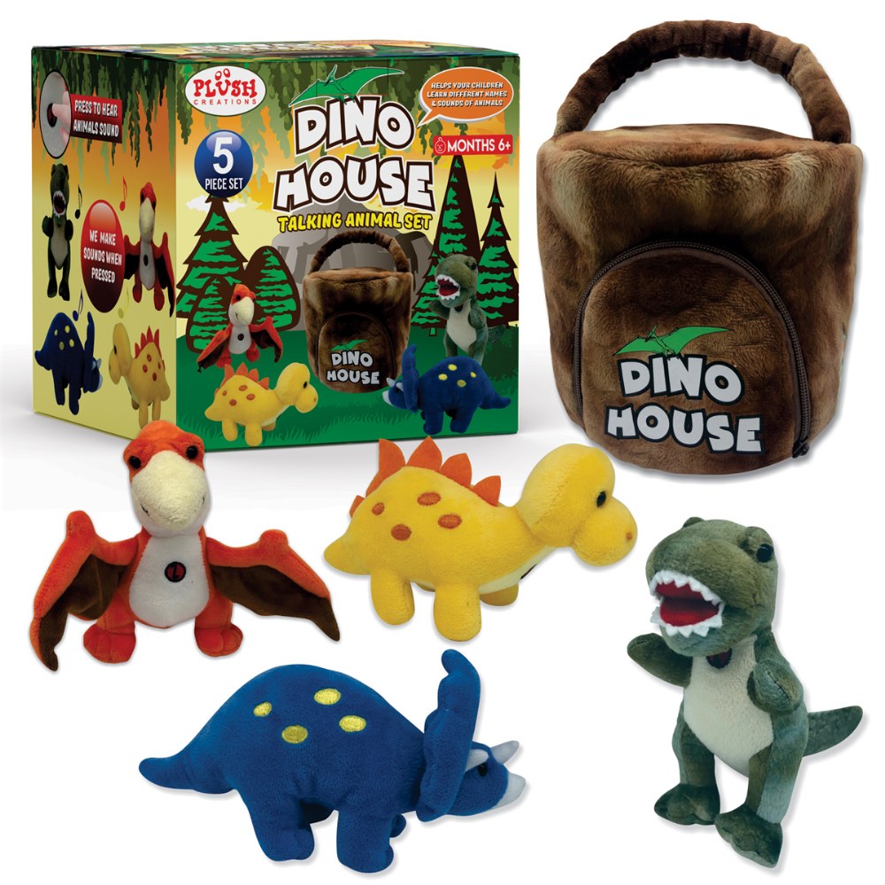 dinosaur toy house