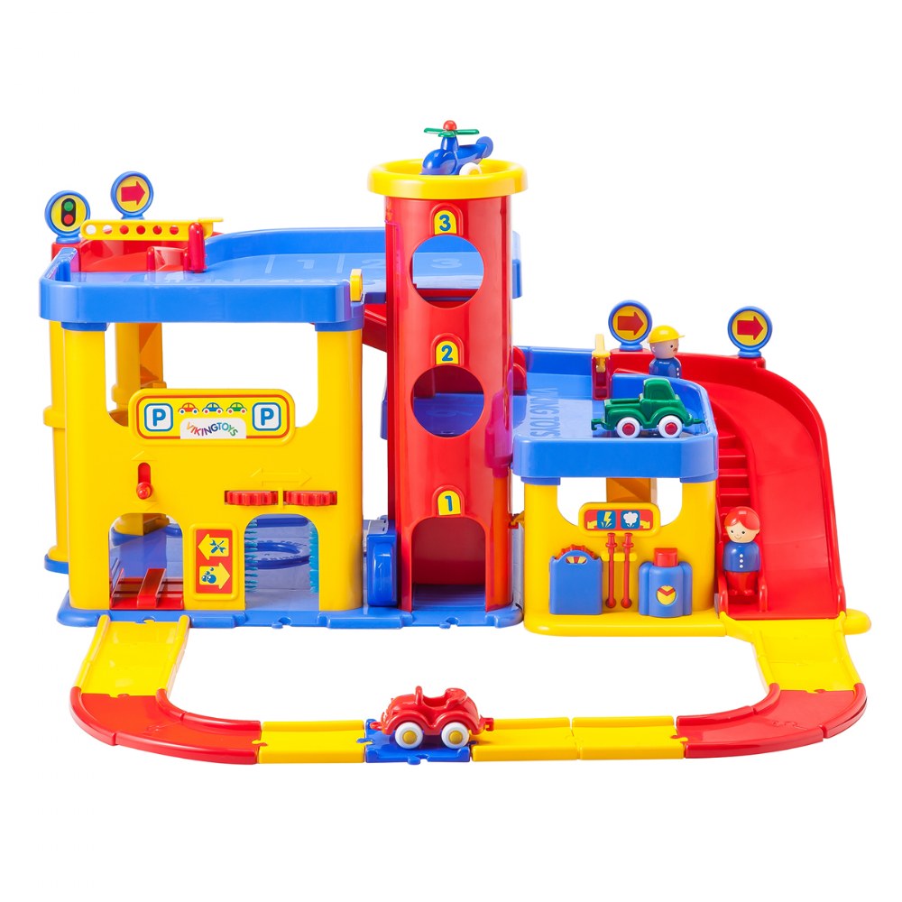 Toddler's 2-Story Garage & Road Set - Engage and Stimulate Imaginations