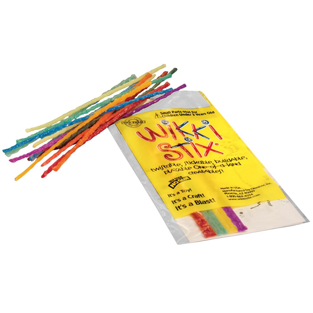 Wikki Stix Triple Play Pack: Neon, Primary & Nature, 144 Pieces