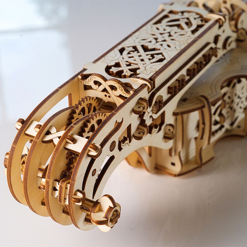 UGears HurdyGurdy Mechanical Model Kit