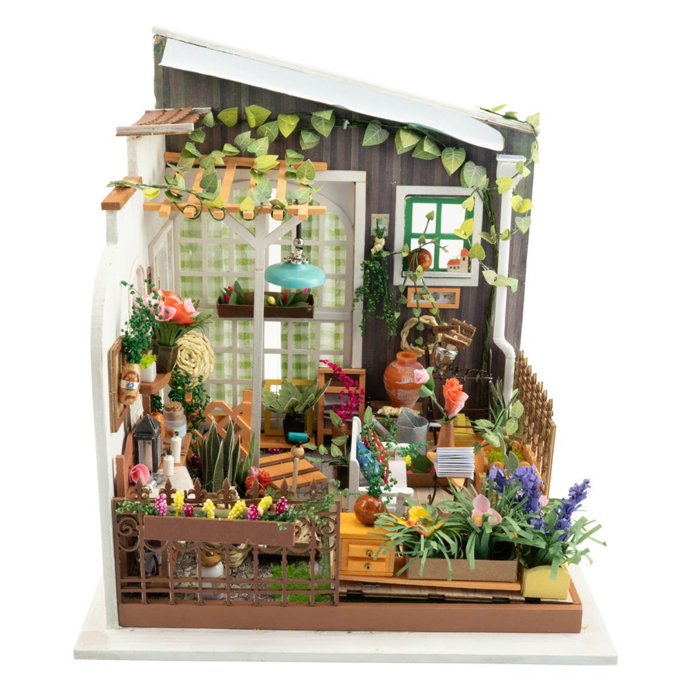 DIY 3D Wooden Puzzles - Miniature House: Miller's Garden